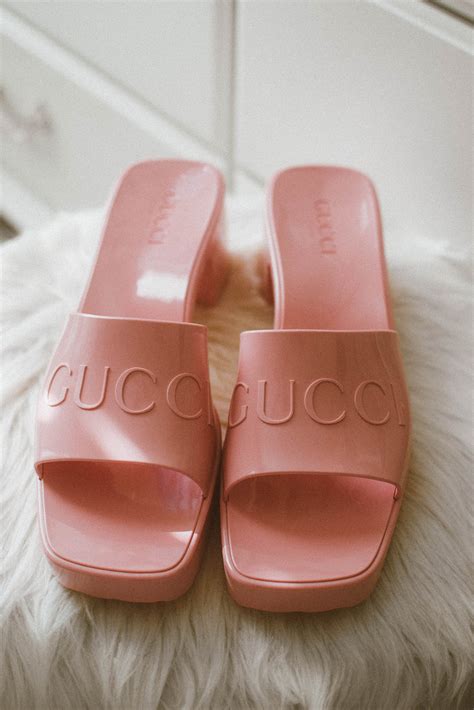 gucci rubber slide sandals replica uk|gucci women's rubber slide sandal.